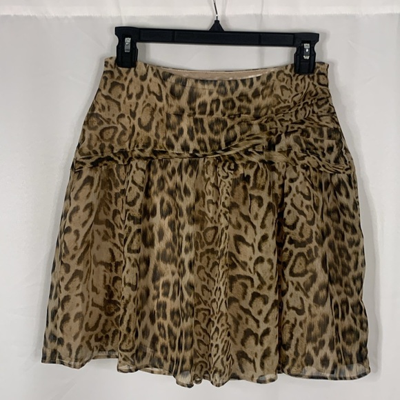 Express Leopard Print Mini Skirt- NWT- Size 4 - Picture 10 of 15